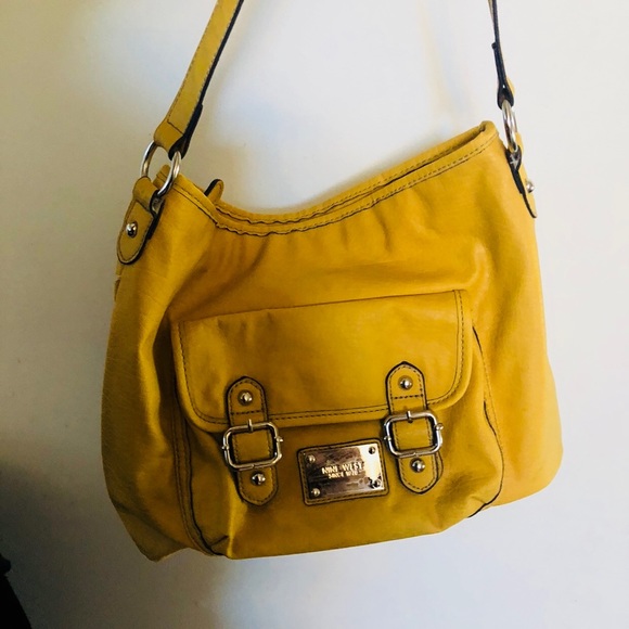 Nine West shoulder  bag yellow Beth good condition - Picture 5 of 8